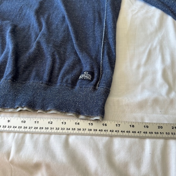 Buffalo David Bitton Women's Criss-Cross Mock Hoodie Sweatshirt Purple Large - Picture 15 of 16